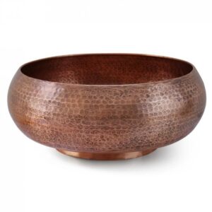 Chậu lavabo Kanly RSC121V đặt bàn đồng thau kiểu cổ tròn 420x160 mm