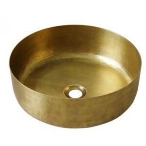 Chậu lavabo Kanly RSC401V đặt bàn phong cách đồng cổ 376x115 mm