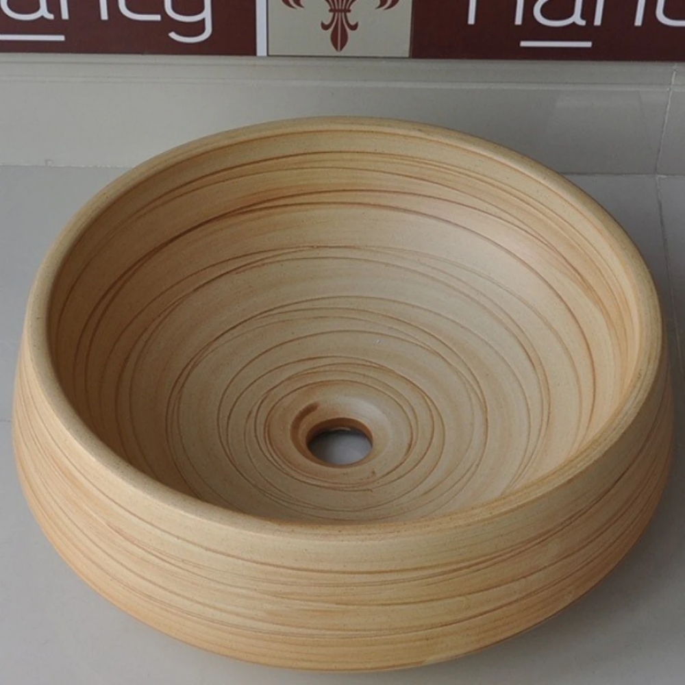 Chậu rửa mặt lavabo Kanly màu cỏ lau SU008 đặt bàn