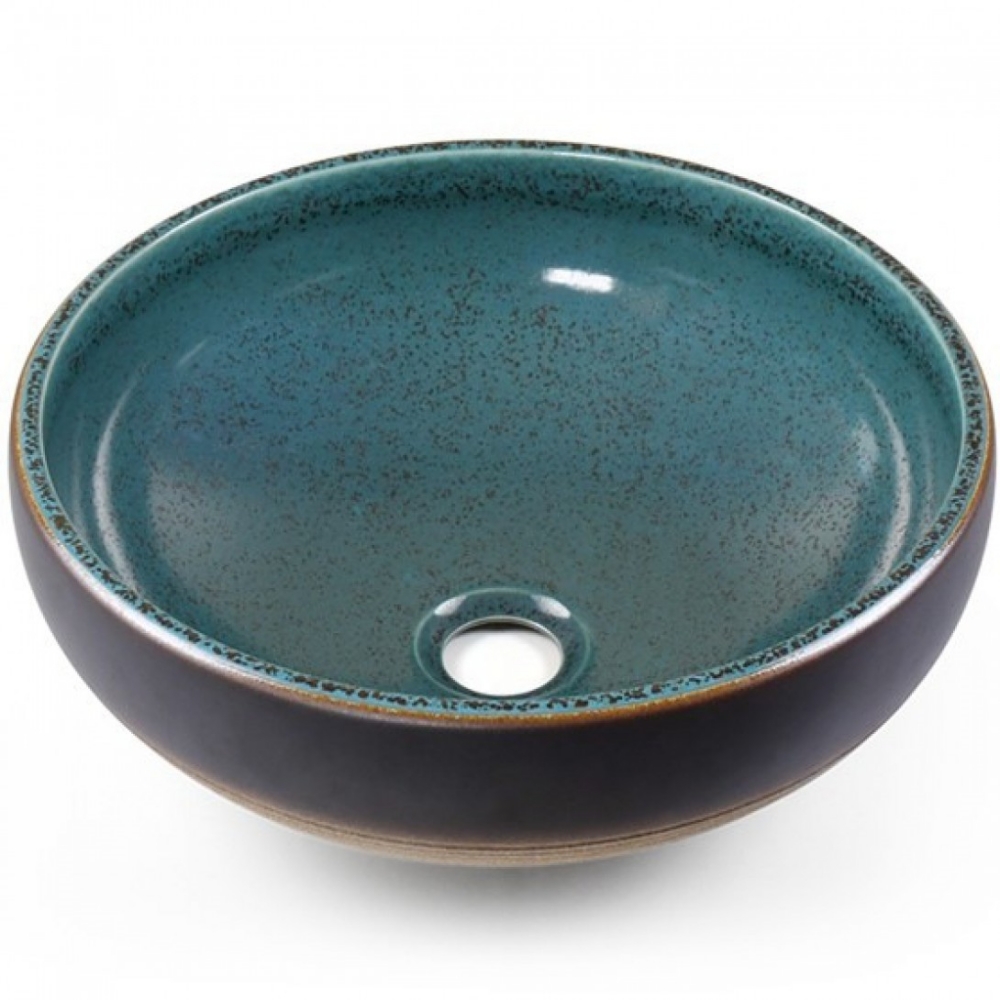 Chậu lavabo đặt bàn Kanly bằng sứ SU123