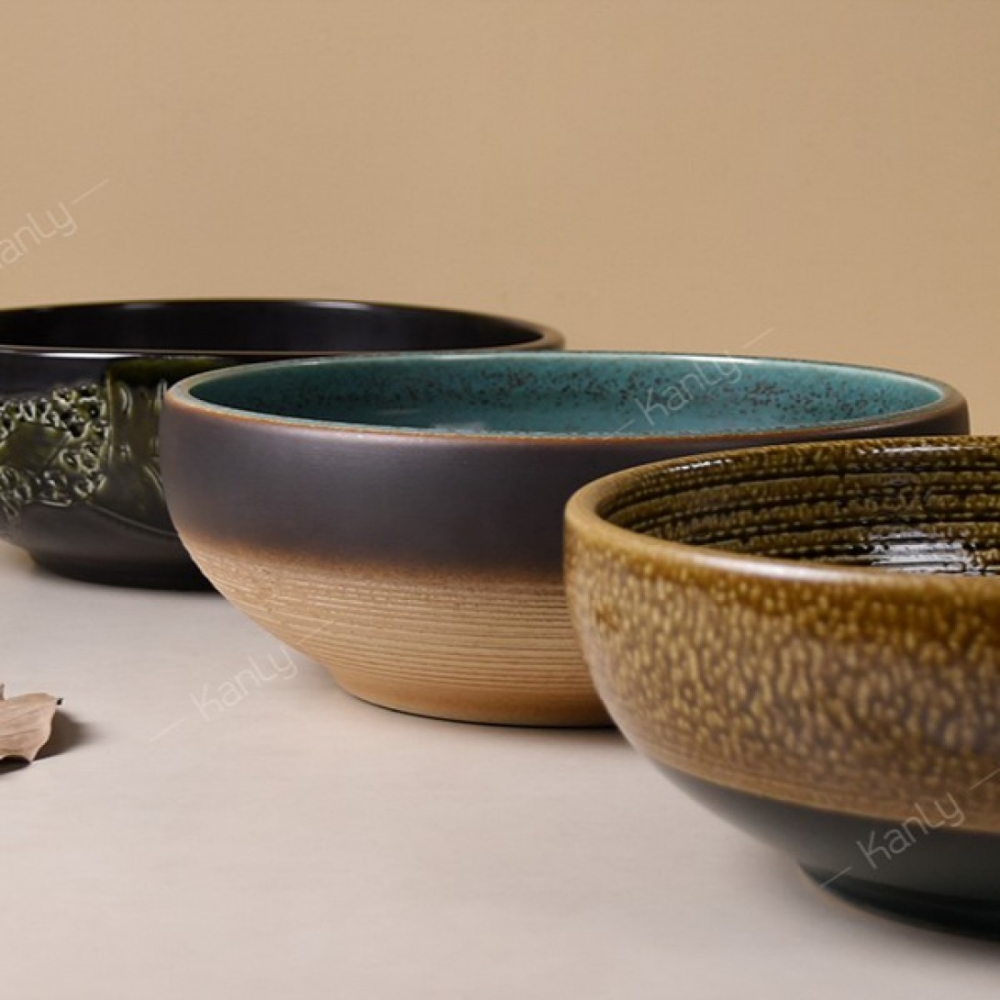 Chậu lavabo đặt bàn Kanly bằng sứ SU123