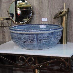 Chậu rửa mặt lavabo Kanly SU124 đặt bàn