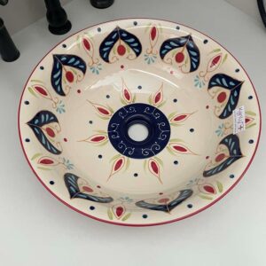 Chậu lavabo đặt bàn Kanly sứ mỹ thuật SU405