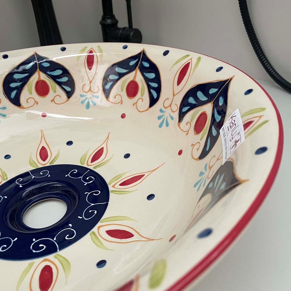 Chậu lavabo đặt bàn Kanly sứ mỹ thuật SU405