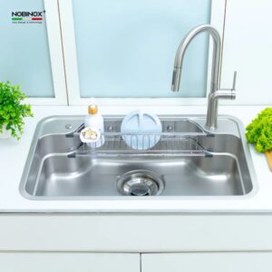 Sản phẩm được sản xuất với độ dày vật liệu 1.2 mm giúp gia tăng độ cứng vững cho toàn bộ kết cấu chậu