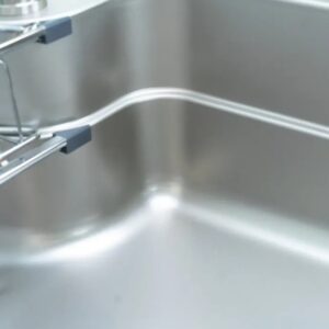 Bề mặt chậu được xử lý bằng công nghệ vân vải siêu mịn giúp tăng khả năng chống xước