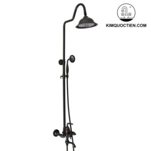 Sen Cây Kanly GCS14B Nóng Lạnh Đồng Thau Cổ Điển Màu Đen