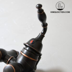 Sen Cây Kanly GCS14B Nóng Lạnh Đồng Thau Cổ Điển Màu Đen