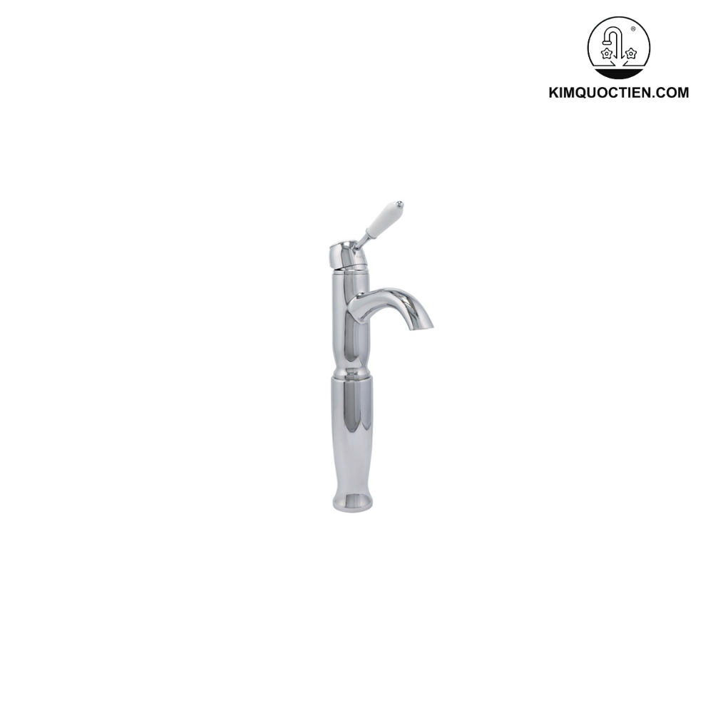 Vòi Lavabo Kanly CHA09 Nóng Lạnh Bằng Đồng Mạ Chrome