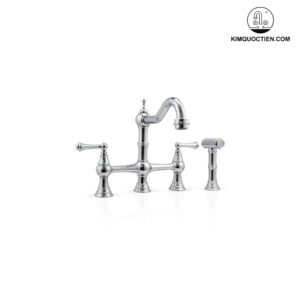 Vòi Lavabo Kanly CHB09 Nóng Lạnh Âm Bàn Mạ Chrome