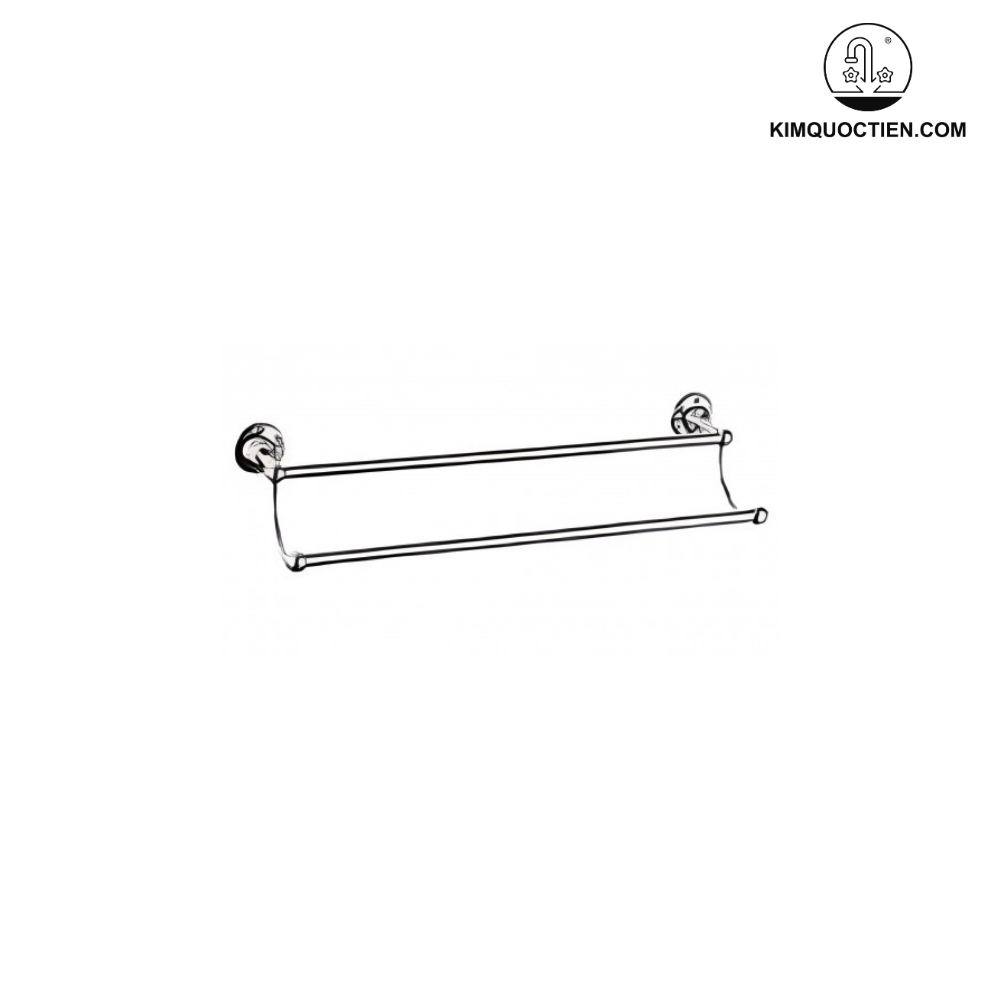 Thanh Treo Khăn Đôi Kanly CHK12 Bằng Đồng