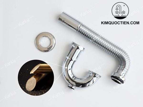 Ống Thoát Lavabo Kanly CHP06 Kiểu Lò Xo