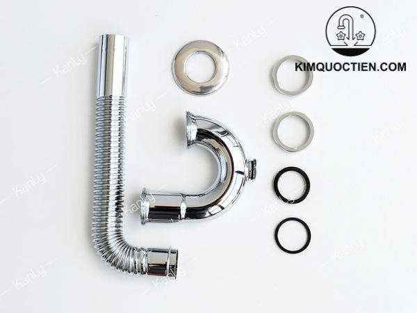 Ống Thoát Lavabo Kanly CHP06 Kiểu Lò Xo