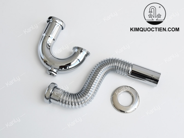 Ống Thoát Lavabo Kanly CHP06 Kiểu Lò Xo