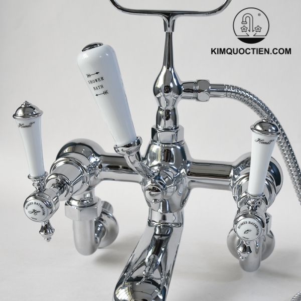 Sen Tắm Kanly CHS01 Nóng Lạnh Cổ Điển Đồng Mạ Chrome