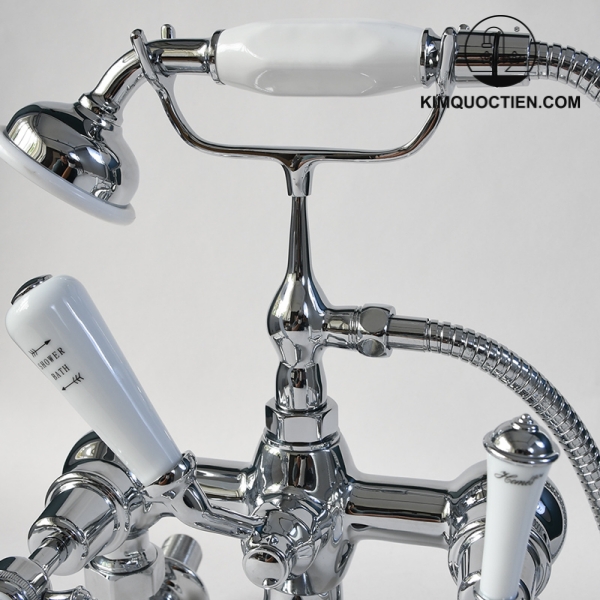 Sen Tắm Kanly CHS01 Nóng Lạnh Cổ Điển Đồng Mạ Chrome