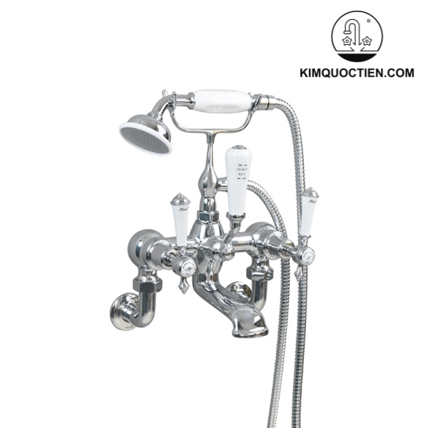 Sen Tắm Kanly CHS01 Nóng Lạnh Cổ Điển Đồng Mạ Chrome