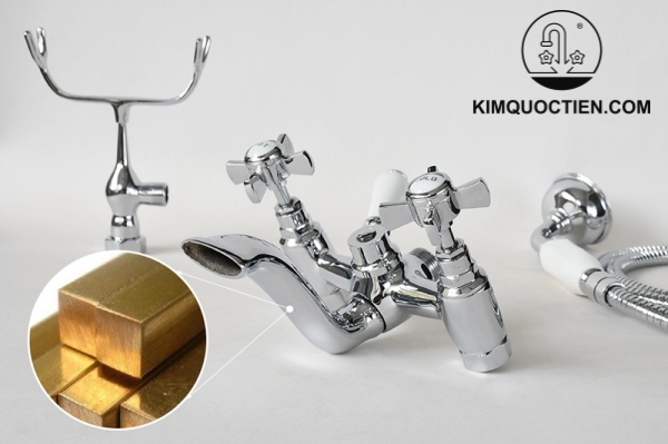 Củ sen tắm nóng lạnh treo tường CHS02