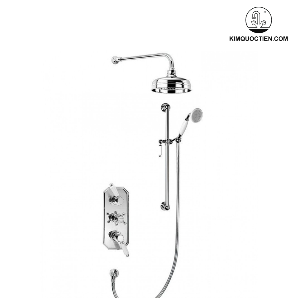 Vòi Sen Kanly CHS75 Nóng Lạnh Âm Tường Cổ Điển