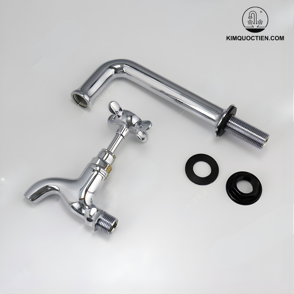 Vòi Lavabo Kanly Lạnh CHT01N Mạ Chrome