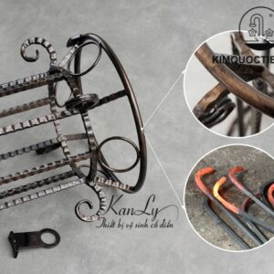 Kệ Đặt Chậu Rửa Mặt Lavabo Bằng Sắt Kanly FP03