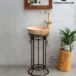 Kệ Đặt Chậu Rửa Mặt Lavabo Bằng Sắt Kanly FP03