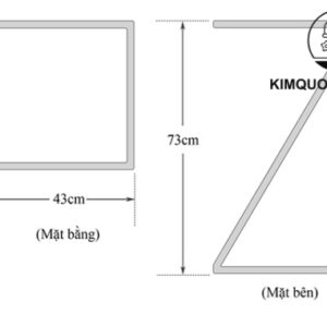 Bàn đặt chậu lavabo mặt đá Kanly FP07