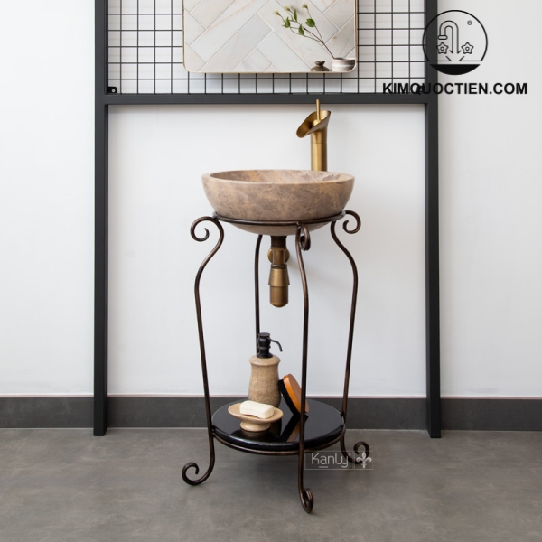 Chân Kệ Đặt Chậu Lavabo Bằng Sắt Kanly FP10