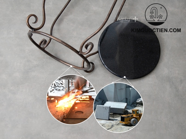 Chân Kệ Đặt Chậu Lavabo Bằng Sắt Kanly FP10