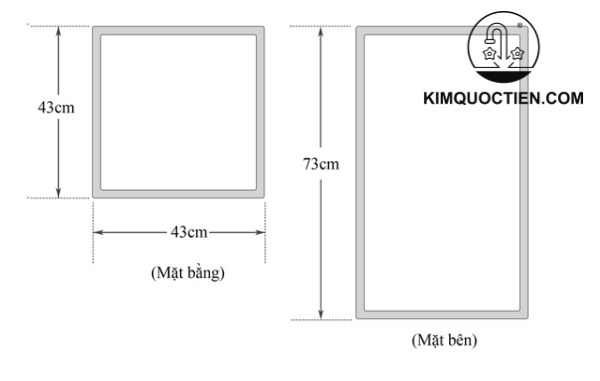 Khung Sắt Đặt Chậu Lavabo Kanly FP11