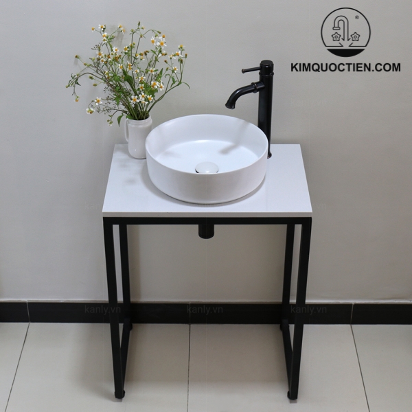 Bàn Đặt Chậu Lavabo Kanly FP12 Mặt Đá