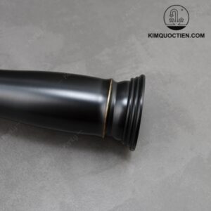Vòi Lavabo Kanly Cổ Cao GCA14B Bằng Đồng Cổ Điển Màu Đen