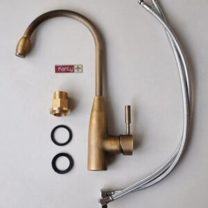 Vòi rửa bát Kanly GCC01 nóng lạnh bằng đồng cổ điển