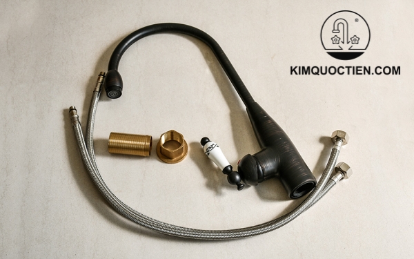 Vòi Rửa Chén Kanly GCC01B Nóng Lạnh