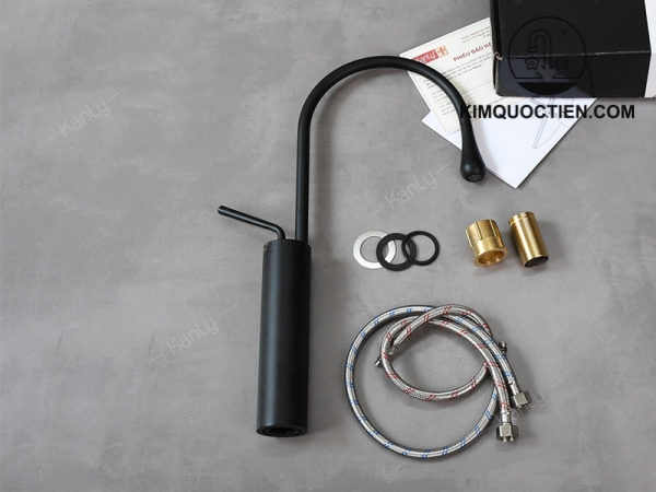 Vòi Lavabo Kanly GCC21B Thân Cao Nóng Lạnh