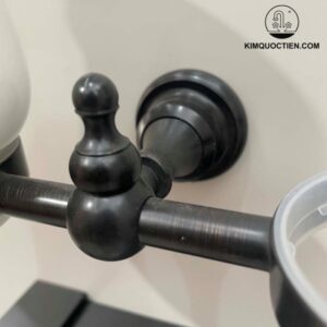 Giá để cốc đôi bằng đồng Kanly GCK08B