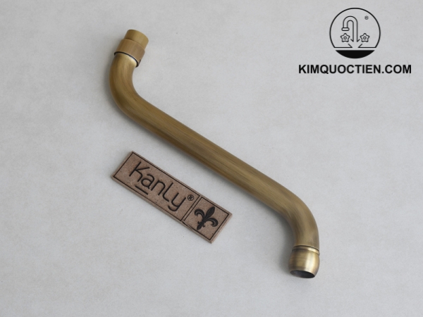 Vòi xả nước dài bằng đồng Kanly GCK58