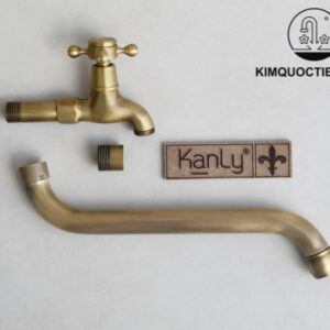 Vòi xả nước dài bằng đồng Kanly GCK58