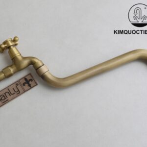 Vòi xả nước dài bằng đồng Kanly GCK58