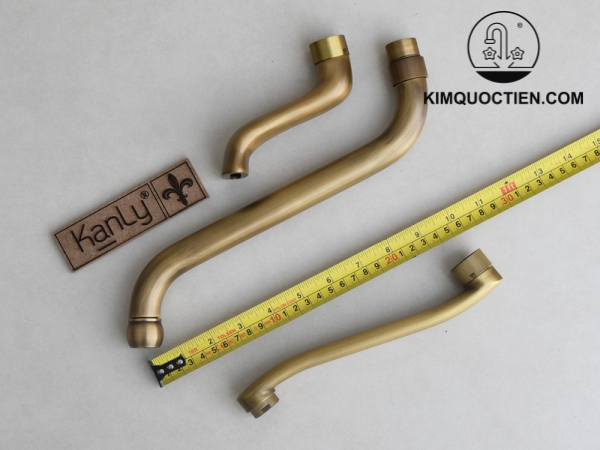 Vòi xả nước dài bằng đồng Kanly GCK58