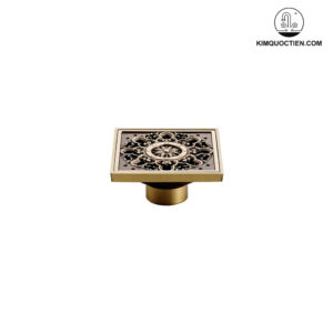 Phễu Thoát Sàn Hoa Văn Kanly GCP07 Bằng Đồng