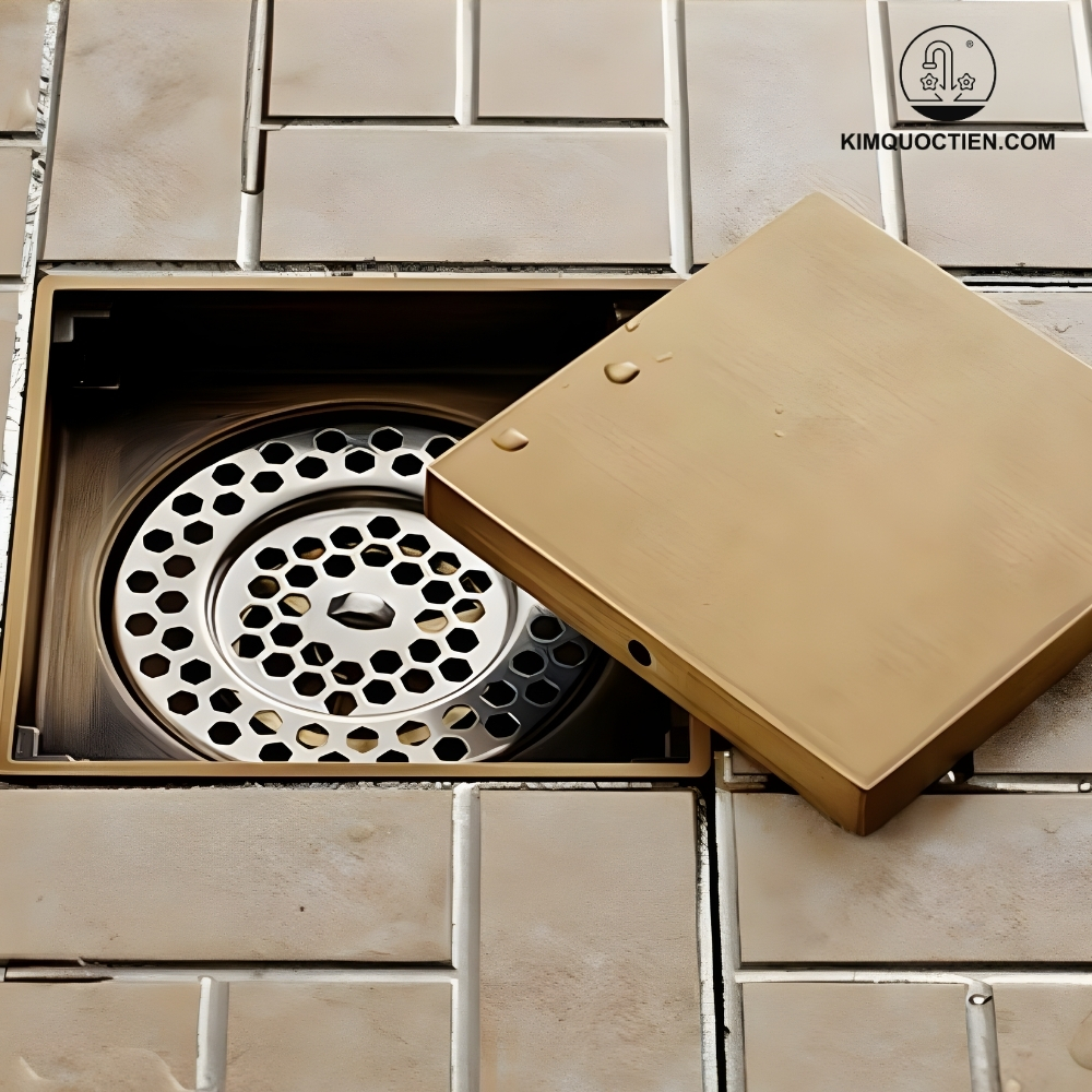 Phễu Thoát Sàn Kanly GCP10 Bằng Đồng