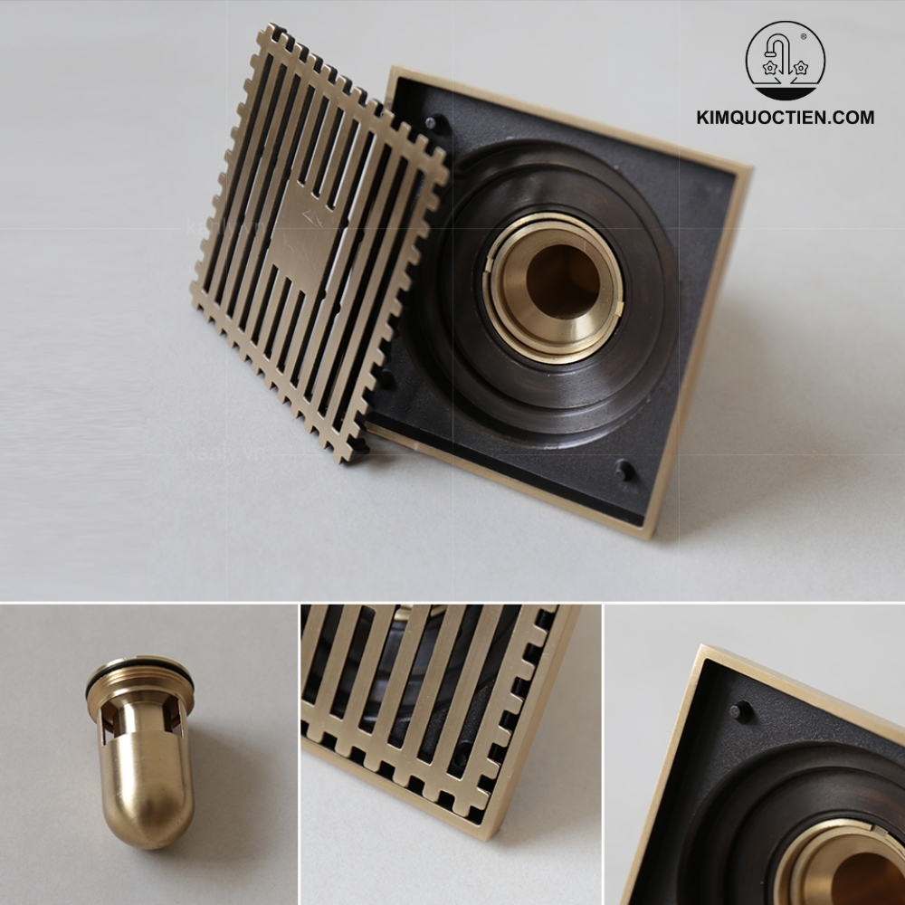 Phễu Thoát Sàn Kanly GCP11 Bằng Đồng