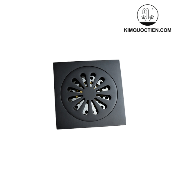 Phễu Thoát Sàn Kanly GCP13B Bằng Đồng Màu Đen