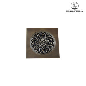 Phễu Thoát Sàn Hoa Văn Kanly GCP15C Bằng Đồng