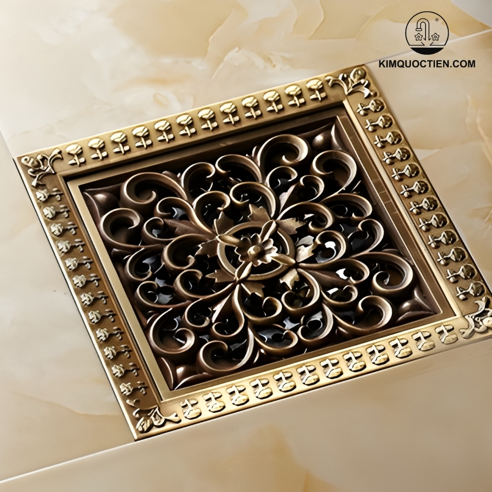 Phễu Thoát Sàn Kanly GCP21 Bằng Đồng