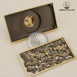 Phễu Thoát Sàn Kanly GCP82 Họa Tiết Giả Cổ