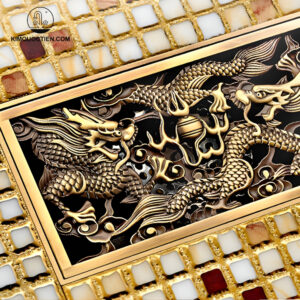 Phễu Thoát Sàn Kanly GCP82 Họa Tiết Giả Cổ