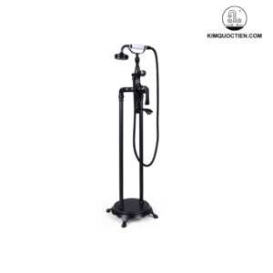 Vòi Sen Xả Bồn Tắm Kanly GCS09B Nóng Lạnh Đặt Sàn Bằng Đồng Màu Đen