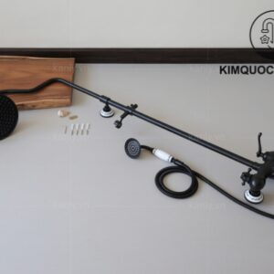 Bộ sen cây tắm đứng nóng lạnh bằng đồng Kanly GCS11B